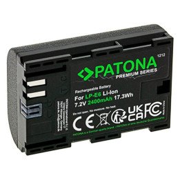Patona PT1212 Premium Li-Ion Battery for Canon LP-E6 2000mAh