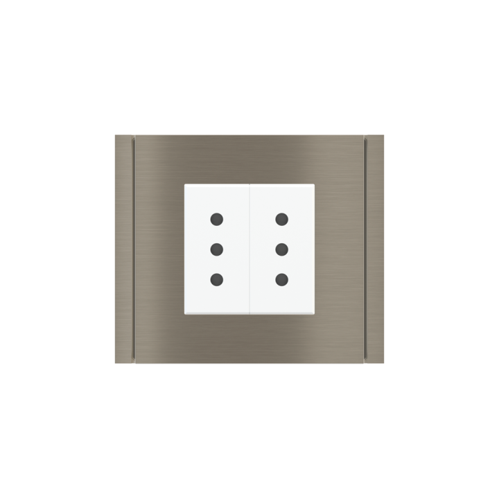 Ekinex накладка Form/Flank/NF 80x80 mm никель металл EK-PQP-GBR