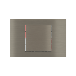 Ekinex plāksne 71 60x60 mm niķelis metāls EK-T1Q-GBR