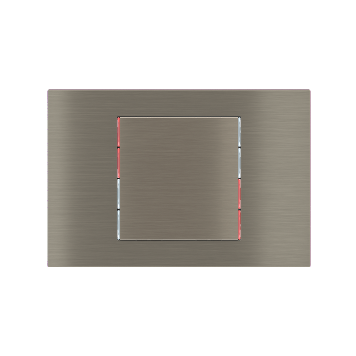Ekinex накладка 71 60x60 mm никель металл EK-T1Q-GBR
