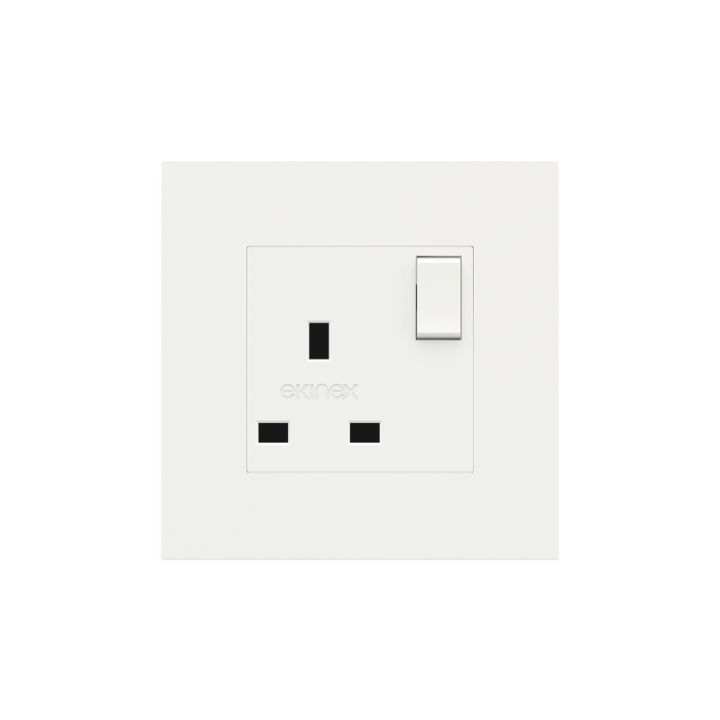 Ekinex plāksne 55x55 mm White Malè Fenix NTM EK-PSC-UK-FBM