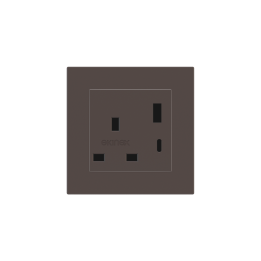 Ekinex kontaktligzda 55x55 mm Cocoa Orinoco Fenix NTM EK-PSC-UK-USB-FCC