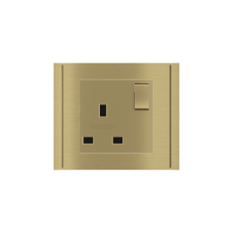 Ekinex plāksne 55x55 mm misiņš metāls EK-PSC-UK-GBB