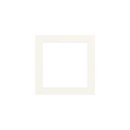Ekinex plāksne Form/Flank/NF 80x80 mm balts plastmasa EK-PQS-GAA