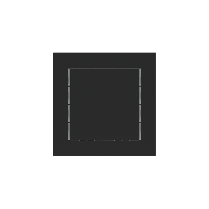 Ekinex plāksne 71 60x60 mm Black Ingo Fenix NTM EK-T1Q-FNI-