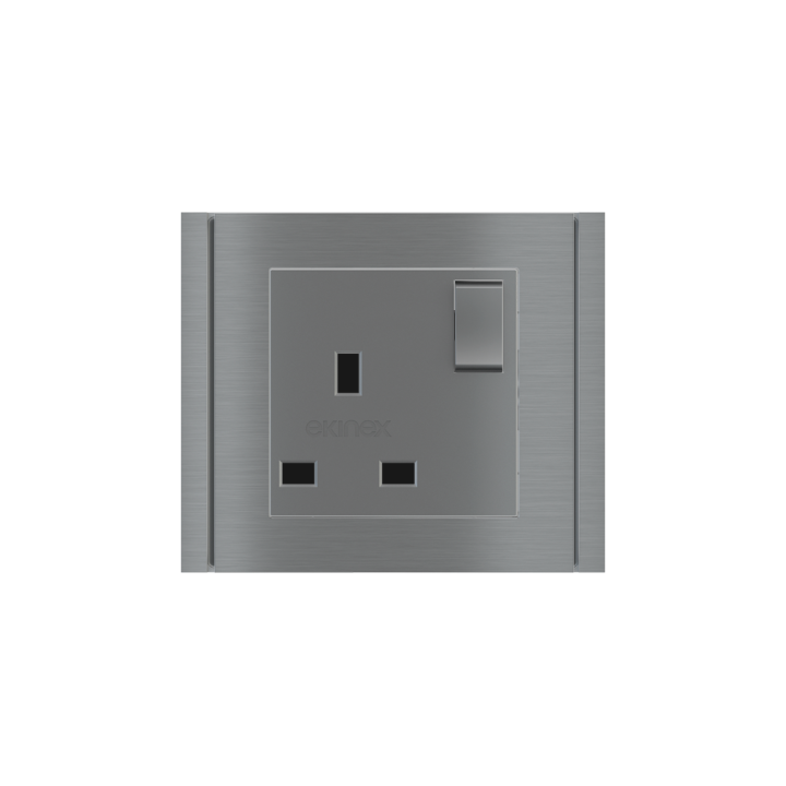 Ekinex plāksne 55x55 mm titāns metāls EK-PSC-UK-GBS
