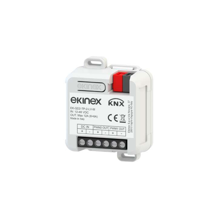 Ekinex KNX kontrolieris EK-GD2-TP-2-LV-M