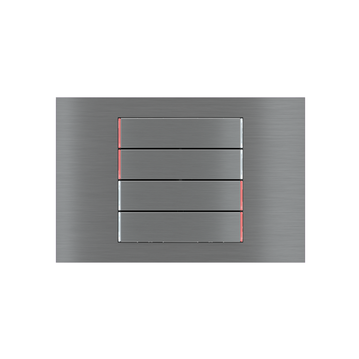 Ekinex plāksne 71 60x15 mm titāns metāls EK-T4R-GBS