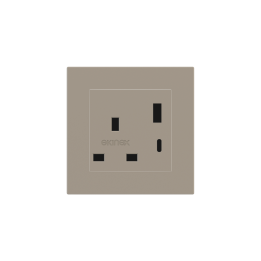 Ekinex kontaktligzda 55x55 mm Fenix NTM EK-PSC-UK-USB-FCO