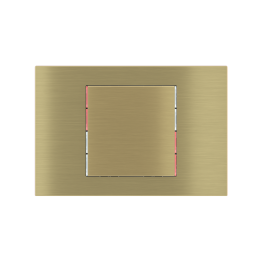 Ekinex plāksne 71 60x60 mm misiņš metāls EK-T1Q-GBB