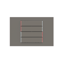 Ekinex plāksne 71 60x15 mm pelēks Fenix NTM EK-T4R-FGL