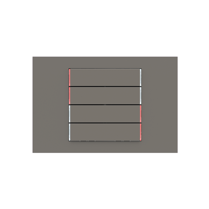 Ekinex plāksne 71 60x15 mm pelēks Fenix NTM EK-T4R-FGL