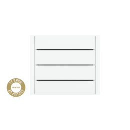 Ekinex slēdzis Form/Flank/NF 80x20 mm balts plastmasa EK-TRO-GAA-