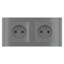 Ekinex plāksne Form/Flank/NF 80x151 mm titāns metāls EK-P2P-GBS