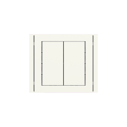 Ekinex slēdzis 71 30x60 mm balts plastmasa EK-T2R-GAA-