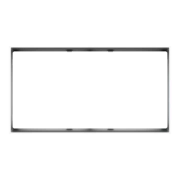 Ekinex накладка FF 86x157 mm Pure white пластик EK-FO2-GAR