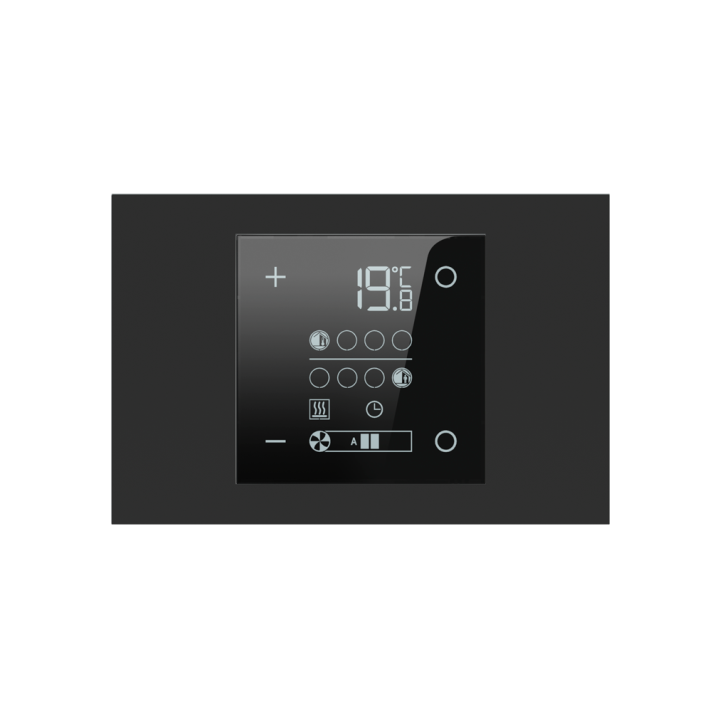 Ekinex накладка Form/Flank/NF 80x121 mm Black Ingo Fenix NTM EK-PRS-FNI