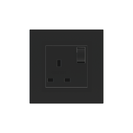 Ekinex plāksne 55x55 mm Black Ingo Fenix NTM EK-PSC-UK-FNI
