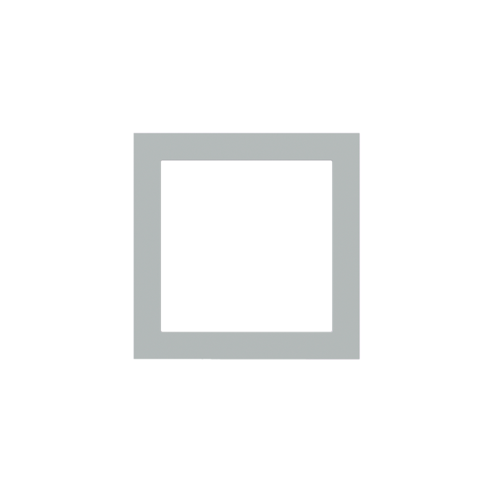 Ekinex накладка Form/Flank/NF 80x80 mm серый Fenix NTM EK-PQS-FGE