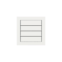 Ekinex plāksne 71 60x15 mm White Malè Fenix NTM EK-T4R-FBM-