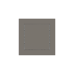 Ekinex plāksne 71 60x60 mm pelēks Fenix NTM EK-T1Q-FGL-
