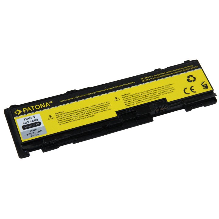 Patona PT2336 Laptop Battery for IBM Lenovo ThinkPad T410s - 3600mAh 11.1V Li-Ion