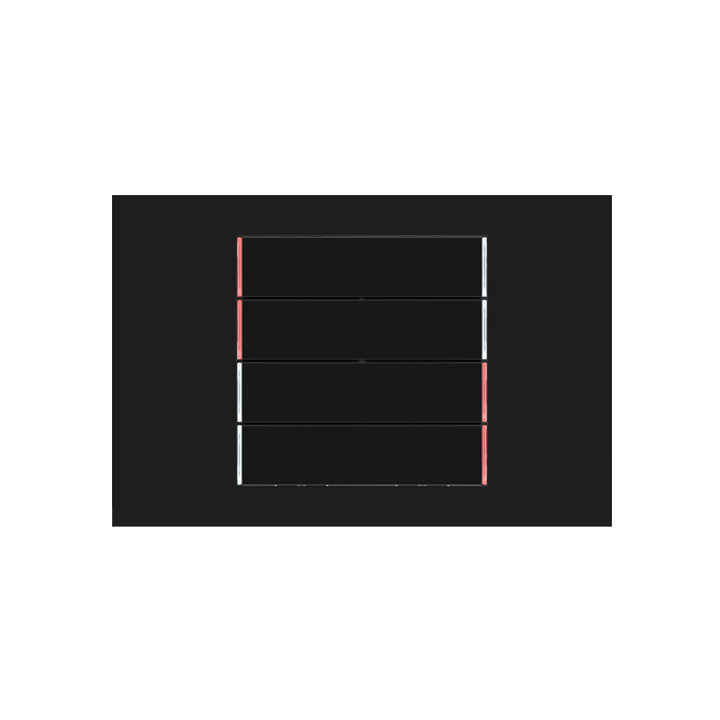 Ekinex накладка 71 60x15 mm черный пластик EK-T4R-GAE