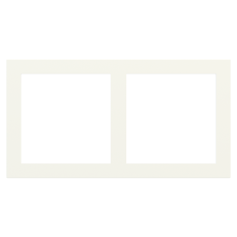 Ekinex plāksne Form/Flank/NF 80x151 mm balts plastmasa EK-P2S-GAA