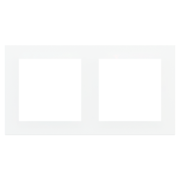 Ekinex plāksne Form/Flank/NF 80x151 mm Pure white plastmasa EK-P2P-GAR