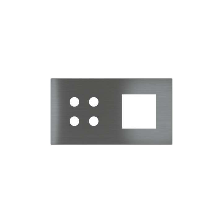 Ekinex plāksne Proxima 45x45 mm metāls EK-P2A-4P-SBV