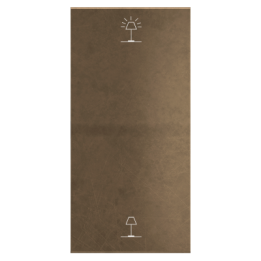 Ekinex plāksne ERA 40x81 mm bronza metāls EK-T2V-GBD-P