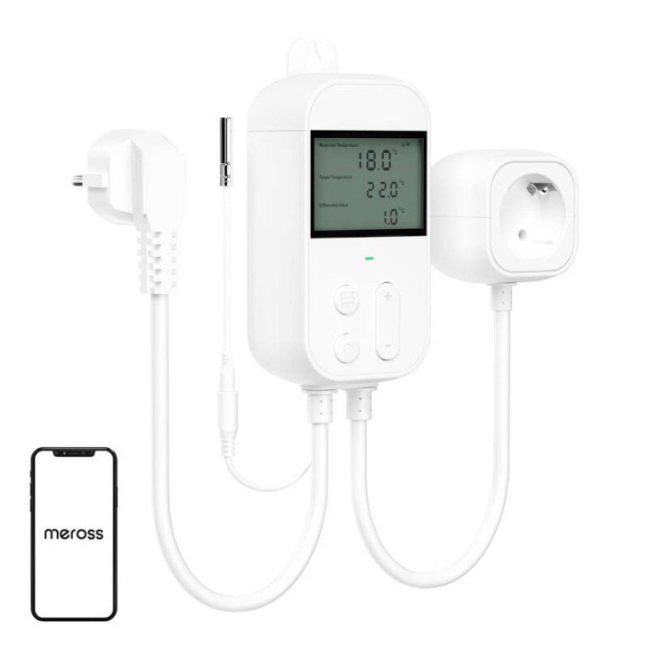 Meross MTS960HK Smart Thermostatic Socket (HomeKit)