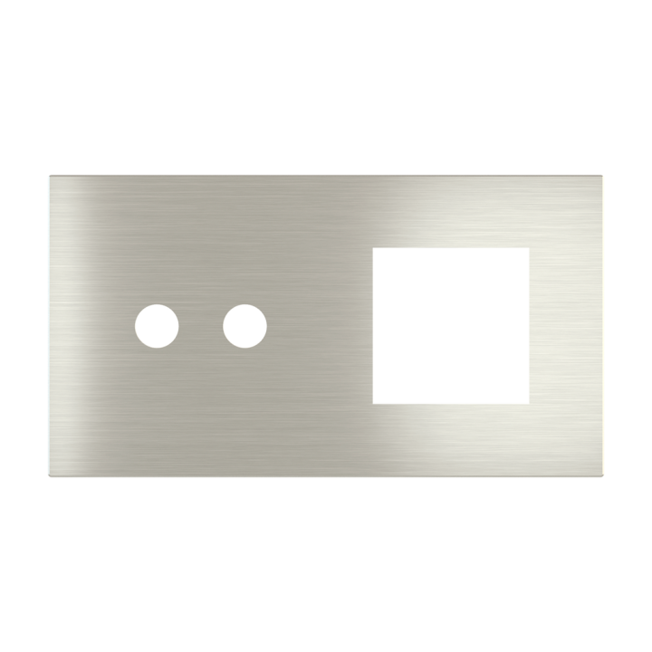 Ekinex plāksne Proxima 45x45 mm metāls EK-P2A-2P-SSB