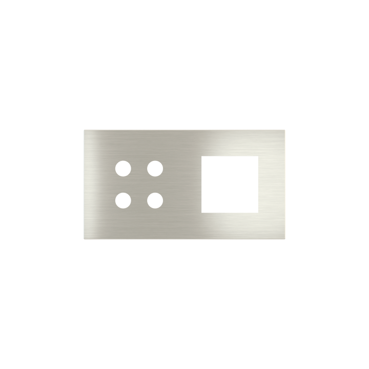 Ekinex plāksne Proxima 45x45 mm metāls EK-P2A-4P-SSB