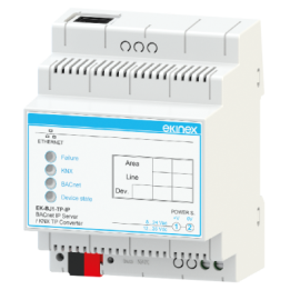 Ekinex KNX kontrolieris EK-BJ1-TP-IP