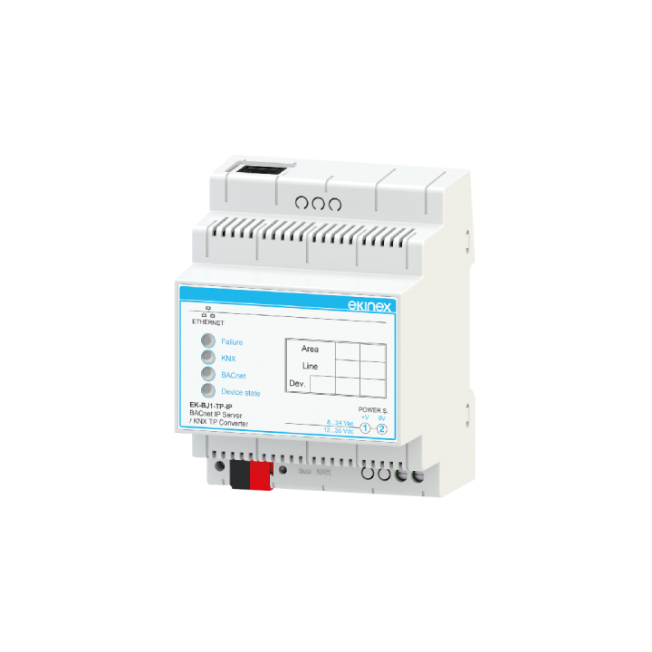 Ekinex KNX kontrolieris EK-BJ1-TP-IP