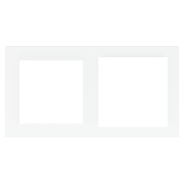 Ekinex plāksne Form/Flank/NF 80x151 mm Pure white plastmasa EK-P2G-GAR