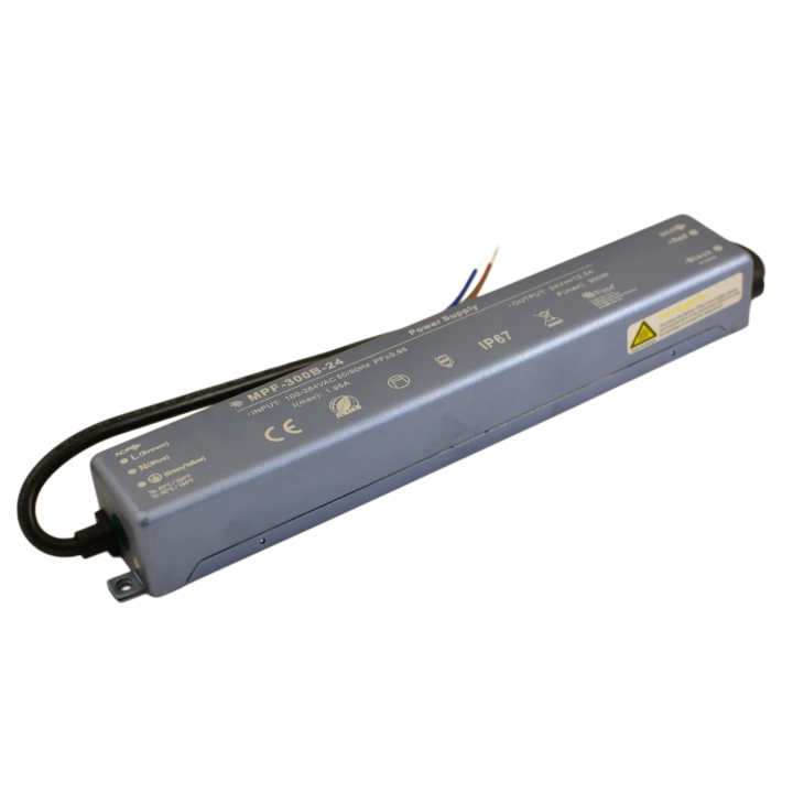 Источник питания постоянного напряжения PFC IP67 24 В 300 Вт