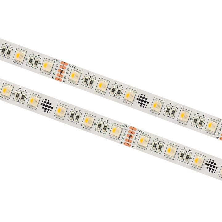 Taśma 60LED/м 1м 24В 19.2Вт RGB+4000K IP20 990лм 12мм