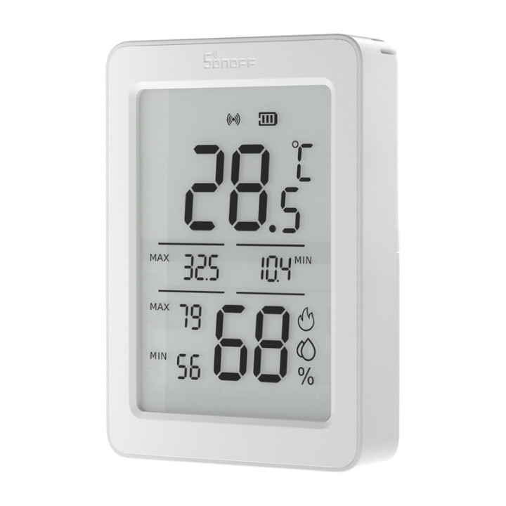 SONOFF AirGuard TH SNZB-02DR2 – 3,6 collu LCD temperatūras un mitruma sensors, Zigbee - Sonoff, SmartWise, Shelly ES vairumtirdz