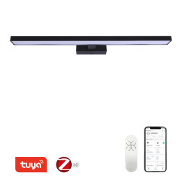 Immax NEO PINNA Smart sienas stiprinājums 80cm 34W 2378lm melns Zigbee 3.0