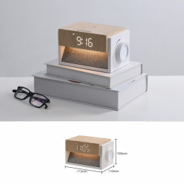 IMMAX DECENT LED modinātājs ar bezvadu uzlādi un balto troksni