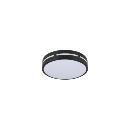 Immax NEO LITE PERFECTO Smart griestu lampa D30cm, 24W melns Tuya Wi-Fi
