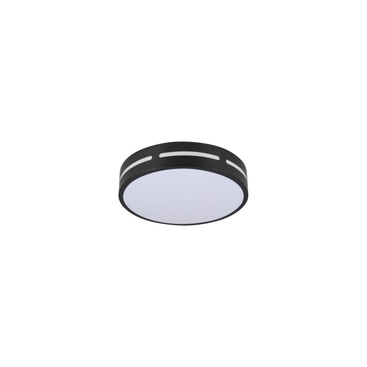 Immax NEO LITE PERFECTO Smart griestu lampa D30cm, 24W melns Tuya Wi-Fi