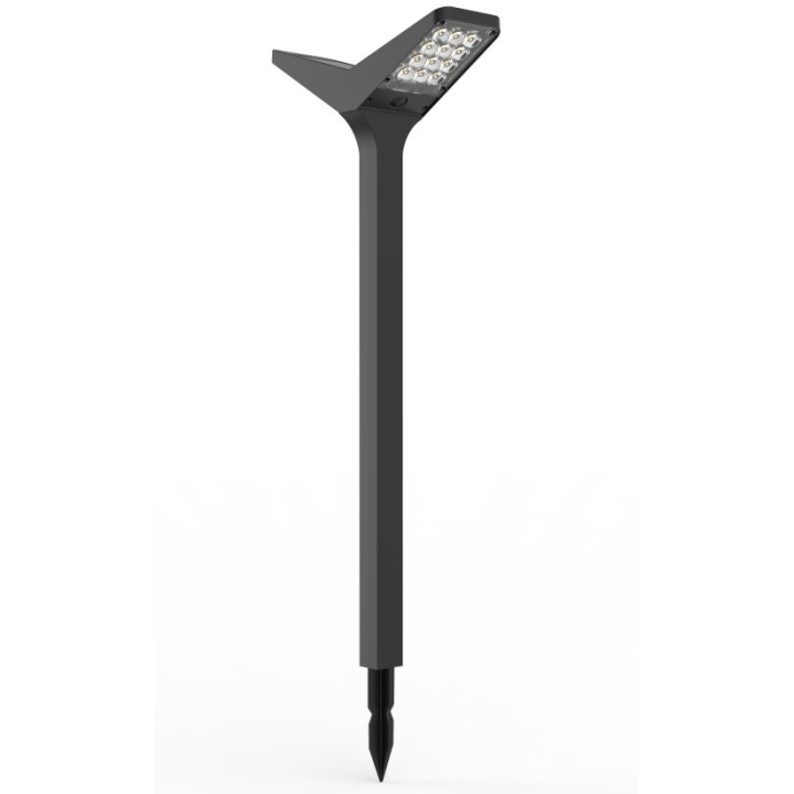Immax SUN BUTTERFLY 3000K/6000K āra saules LED stabiņš, 1.5W, 100lm, IP65, melns