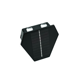 Āra saules LED sienas gaismeklis IMMAX WALL-2 ar gaismas sensoru, 2W