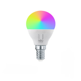 Immax NEO LITE Smart LED spuldze E14 6W RGB + CCT krāsa un balta, regulējama, WiFi, P45