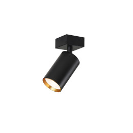 Immax NEO PUNTO-1 viedais prožektors melnā zelta GU10 4,8W, RGB+CCT Zigbee 3.0