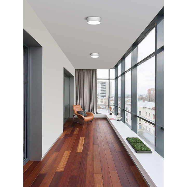 Immax NEO RONDATE SLIM Smart Ceiling Light 25 x 7cm 18W balts Zigbee 3.0