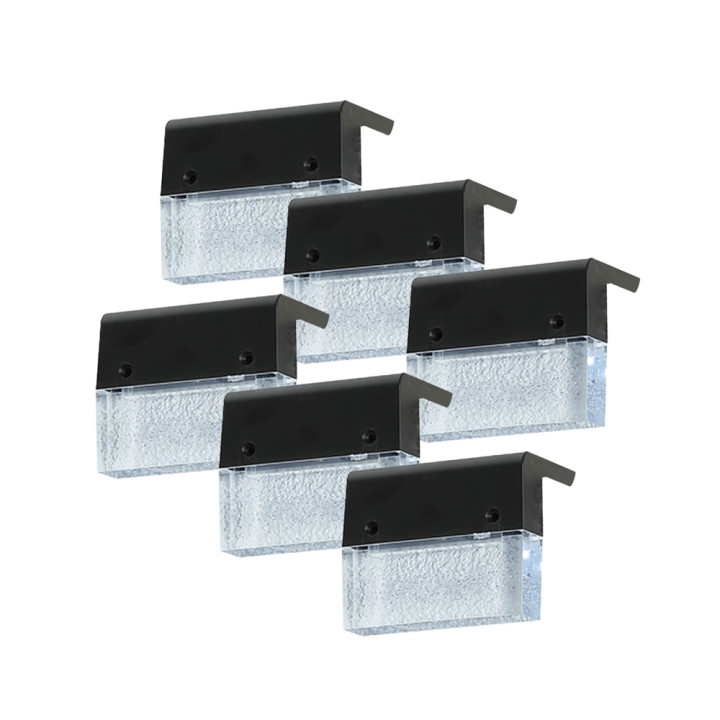 Āra saules LED apgaismojums Immax DECK ar gaismas sensoru, RGB, 1W, IP65, 6gab